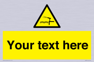 Custom warning water cannon